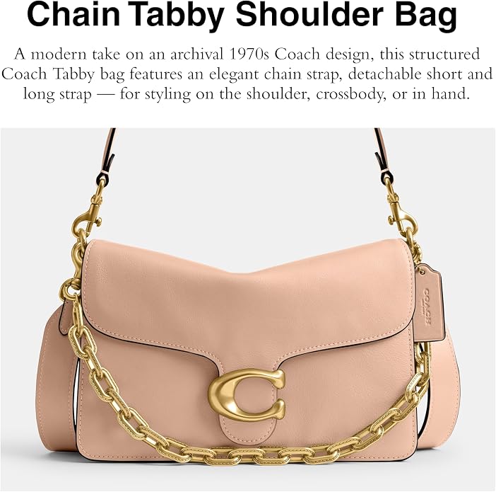 Coach Tabby Chain Shoulder Bag for Women