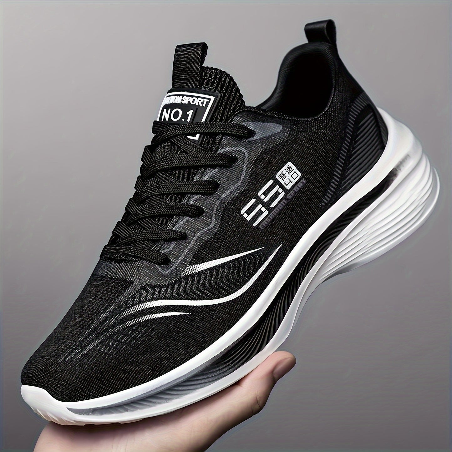 Men's Shoes Spring Summer Mesh Breathable Super Light Casual Sneaker, Men's Soft Sole Anti-skid Shock Absorption Student Running Sneaker-plus Size Tennis Casual Walking Fitness Hiking Shoes-perfect Sneaker for Outdoor Adventu - ayq