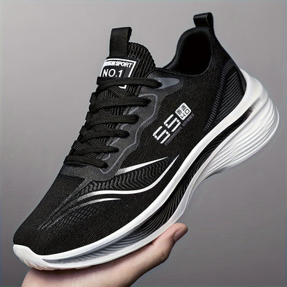 Men's Shoes Spring Summer Mesh Breathable Super Light Casual Sneaker, Men's Soft Sole Anti-skid Shock Absorption Student Running Sneaker-plus Size Tennis Casual Walking Fitness Hiking Shoes-perfect Sneaker for Outdoor Adventu - ayq