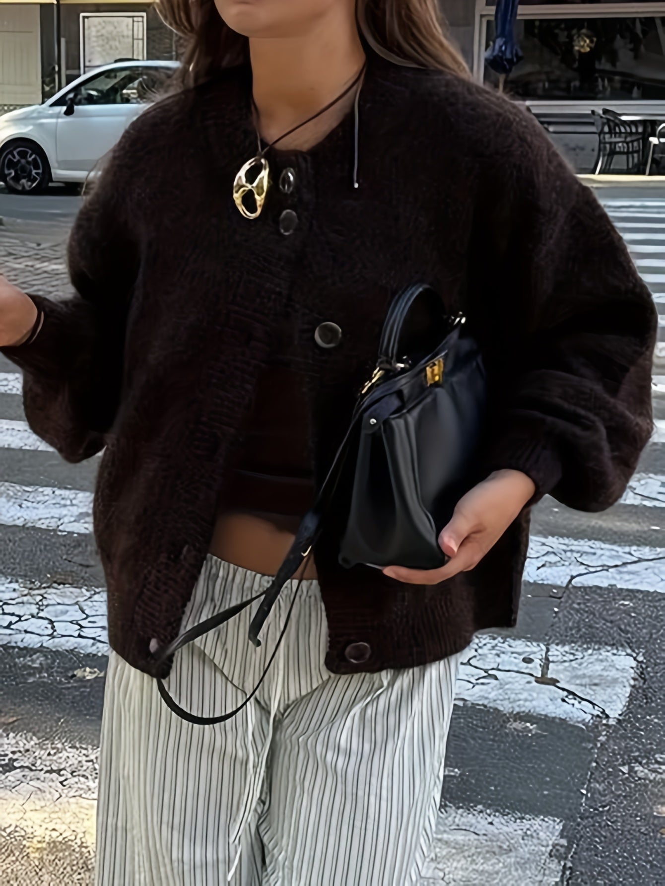 Women'S Vintage Sweater Coat - Soft Long Sleeve Cardigan with Button Front, Chic Office to Party Outerwear, Elegant Casual Outfits, Machine Washable Fall Winter Spring Jacket for Everyday &, Cute Sweaters