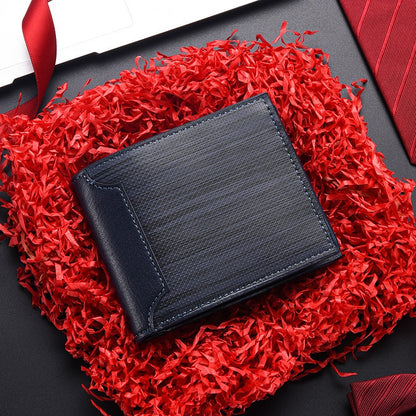 Travel Accessories Travel Wallet Premium Men's Card Holder Daily Use ID Case with 8 Card Slots Unisex Ticket Holder Coin Purse Suitable for and Middle-Aged Christmas Gift