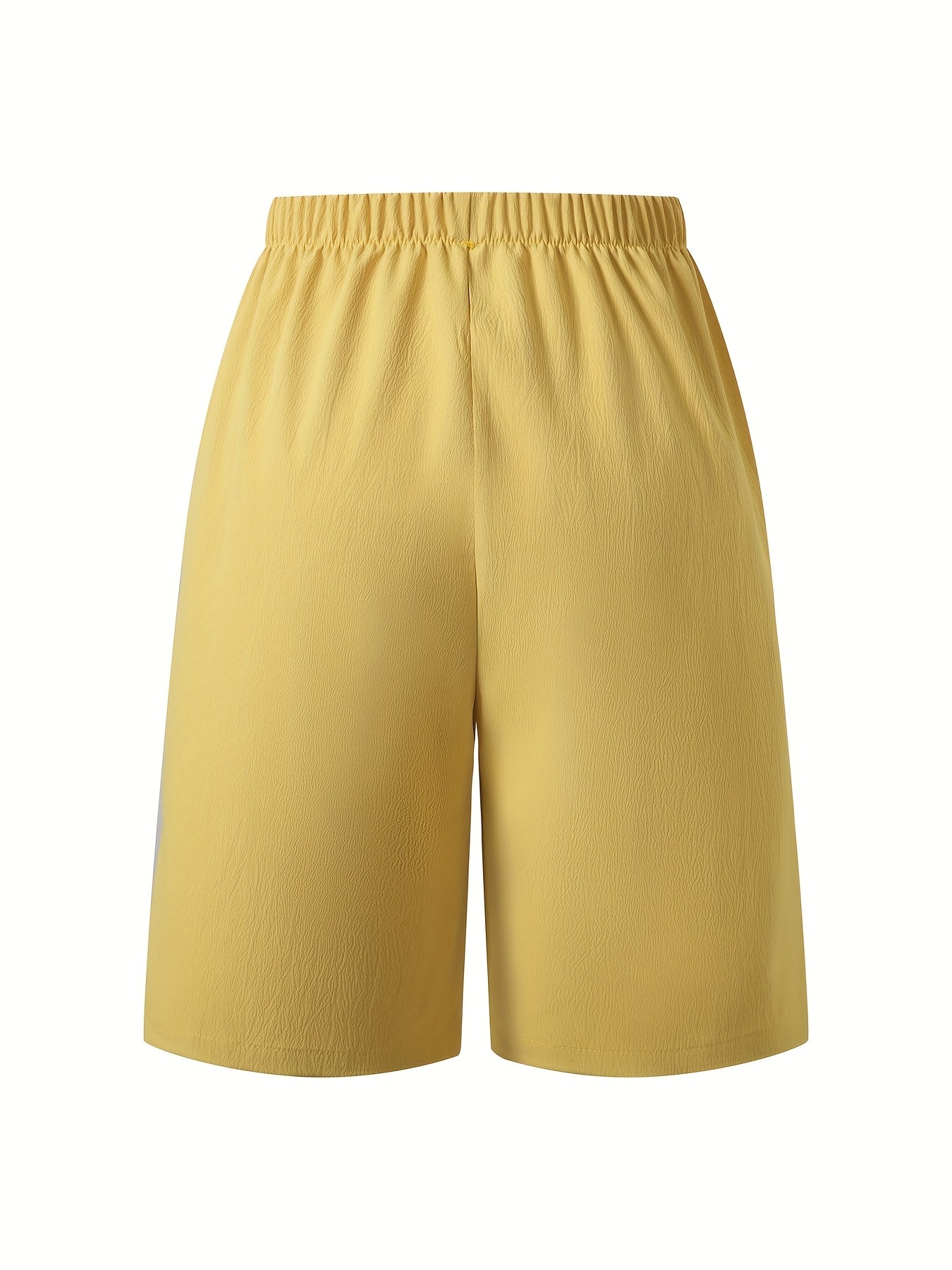 Women's Vacation Shorts Solid Color Polyester Lightweight