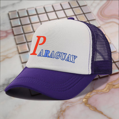 Unisex Lightweight Casual Paraguayan Map Print Hat