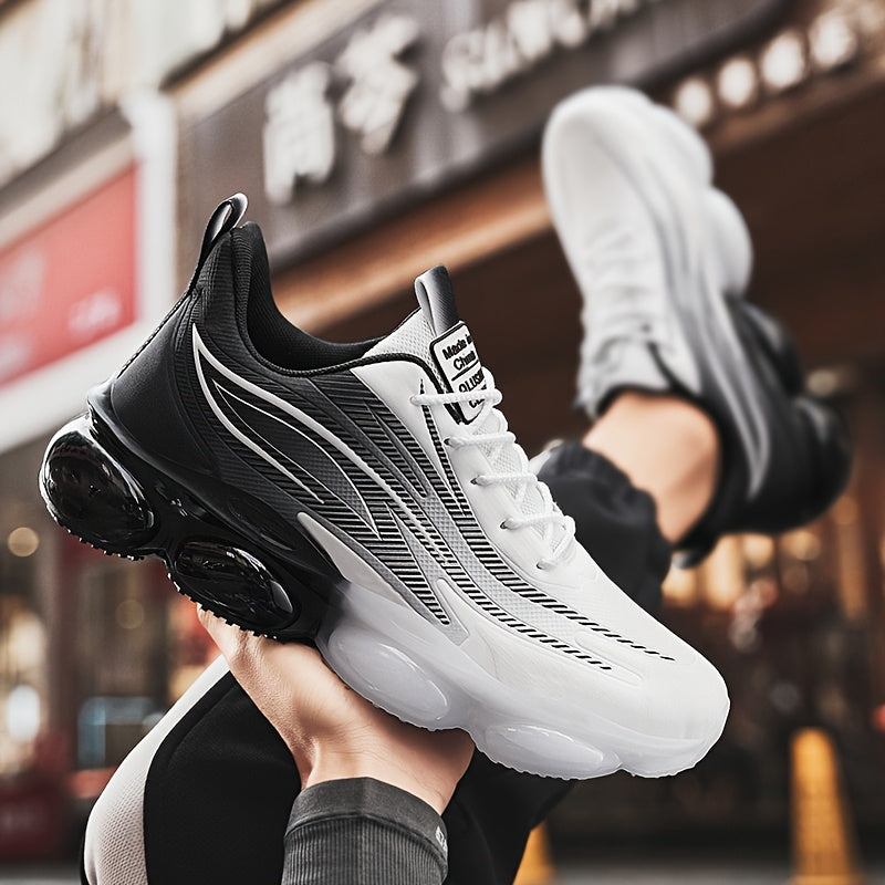 Men's Breathable Mesh Running Sneakers with Air Cushioning, Comfortable and Breathable to Wear - ayq
