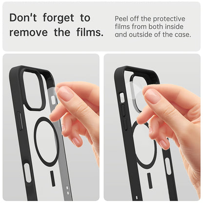 Clear Magnetic Wireless Charging Phone Case for iPhone 18 Pro Max