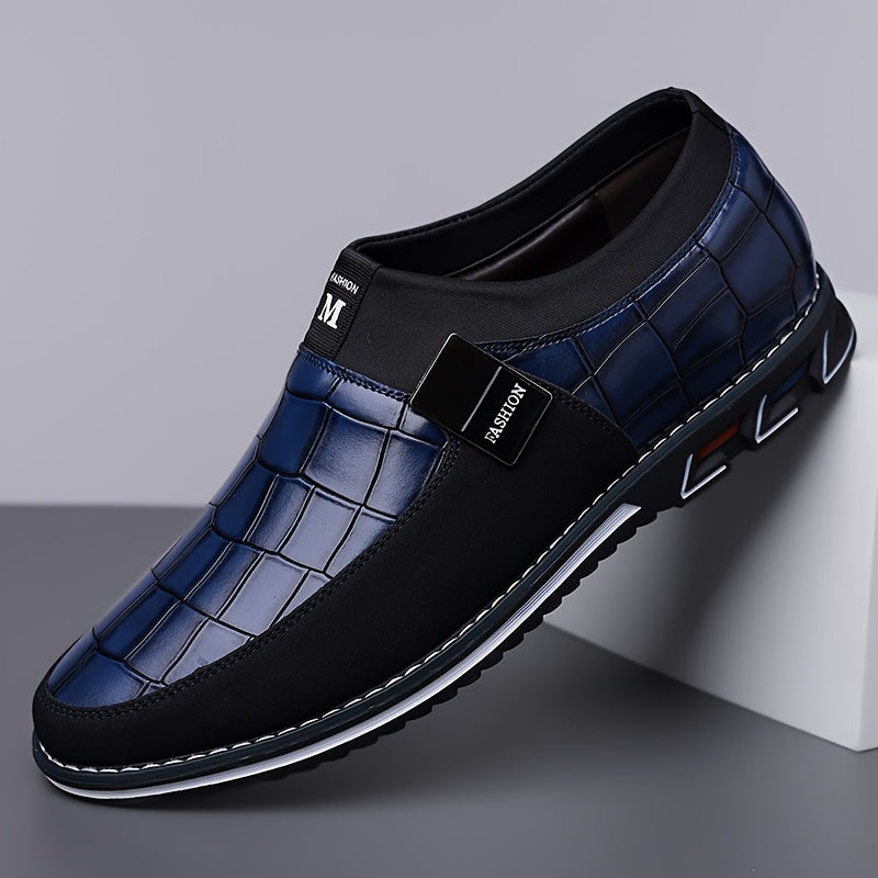 Men's Casual Slip-On Business Loafers with Anti-Slip Sole