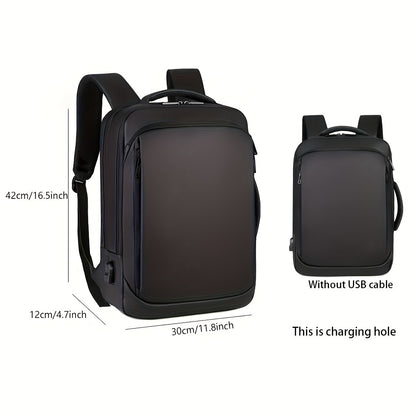 Business Laptop Backpack with USB Port & Padded Divider, Lightweight