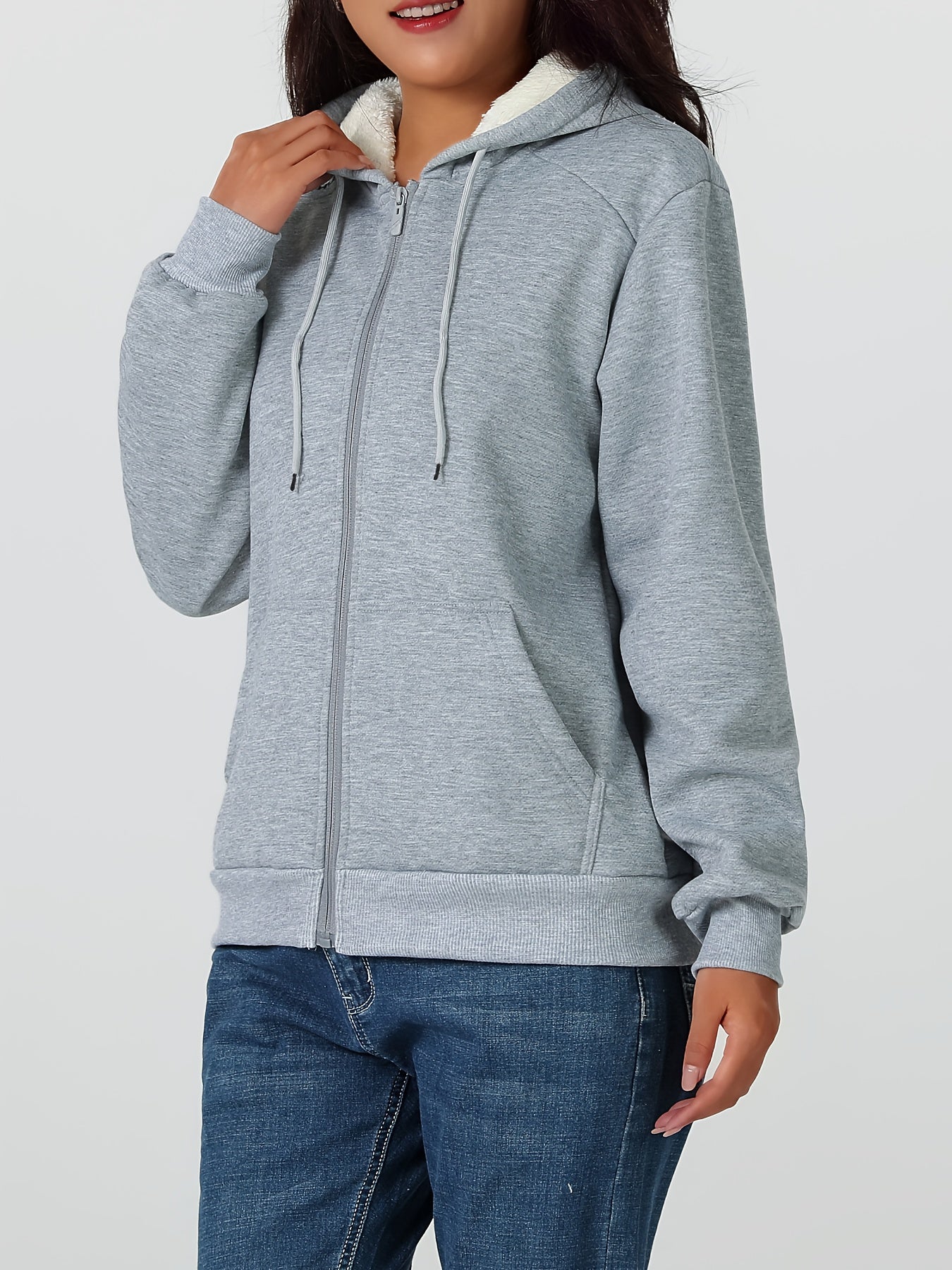 Women'S Heavyweight Winter Jacket - Thermal Insulated Cold Weather Coat with Full-Zip Closure, Large Front Pockets - Purple Outerwear for Everyday & Formal Events - Non-Stretchy Polyester Fabric - Easy-Care Ladies Outerwear,