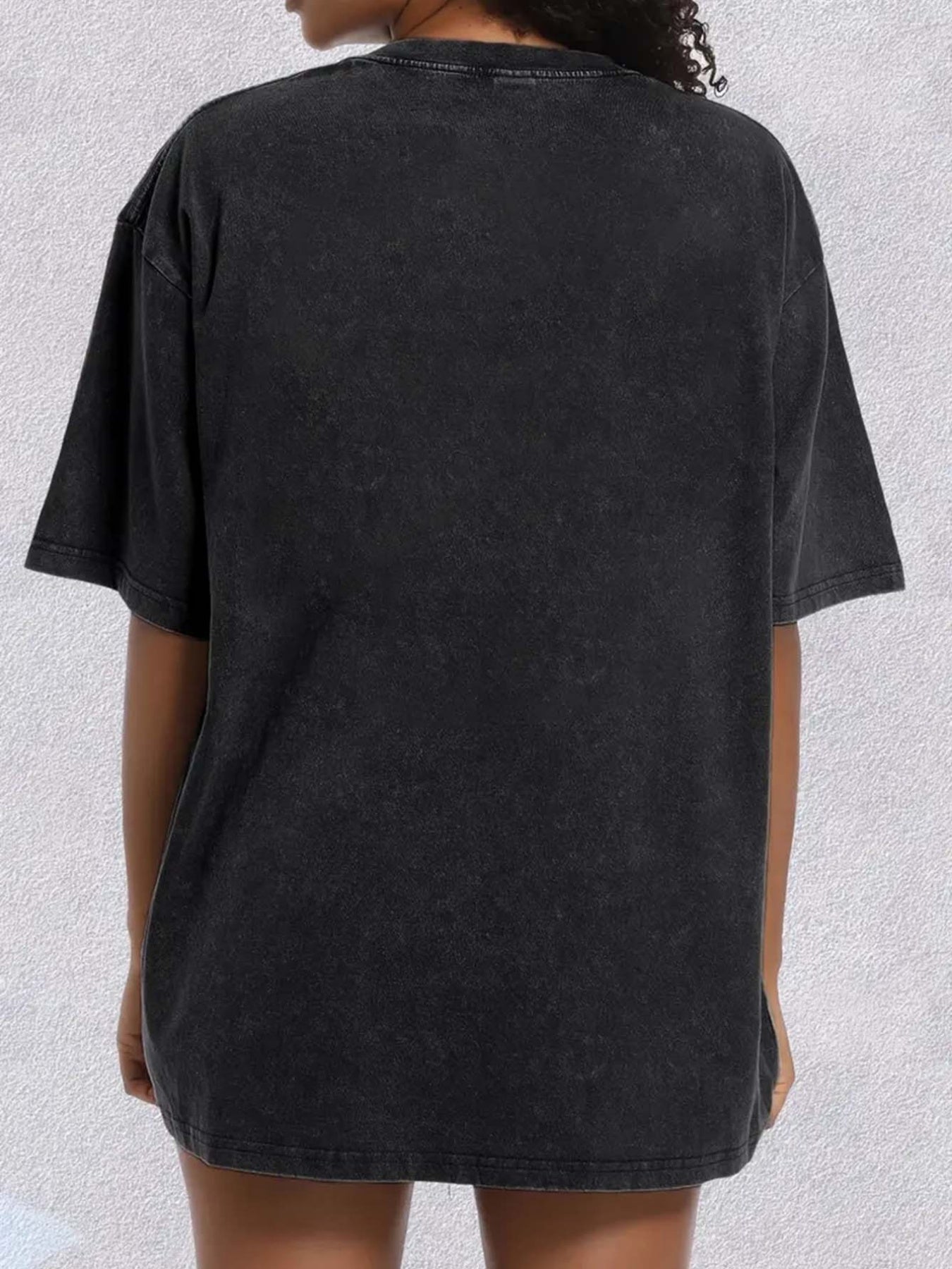 Vintage Cat Graphic Cotton Blend T-Shirt for Women