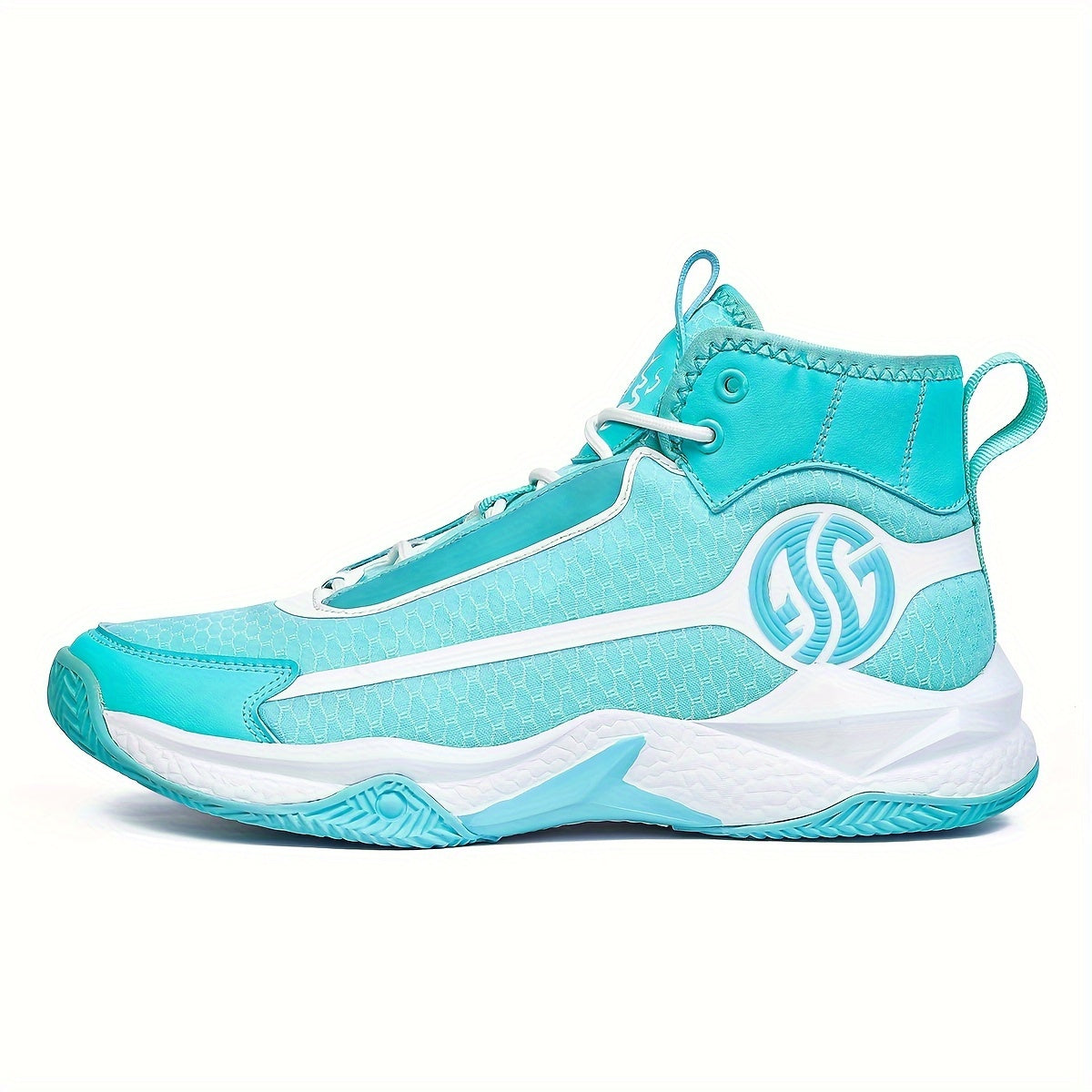 Unisex Fashion Sports Sneakers - Casual Street Athletic Running Shoes with Breathable Fabric Upper, Mid Top Lace-Up, Rubber EVA Sole, All-Season Comfort, Round Toe for Training  Basketball