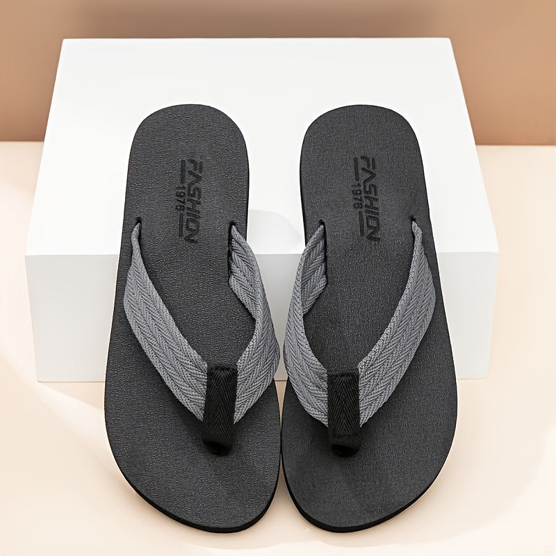 Men's Summer Beach Slippers with Durable EVA Sole