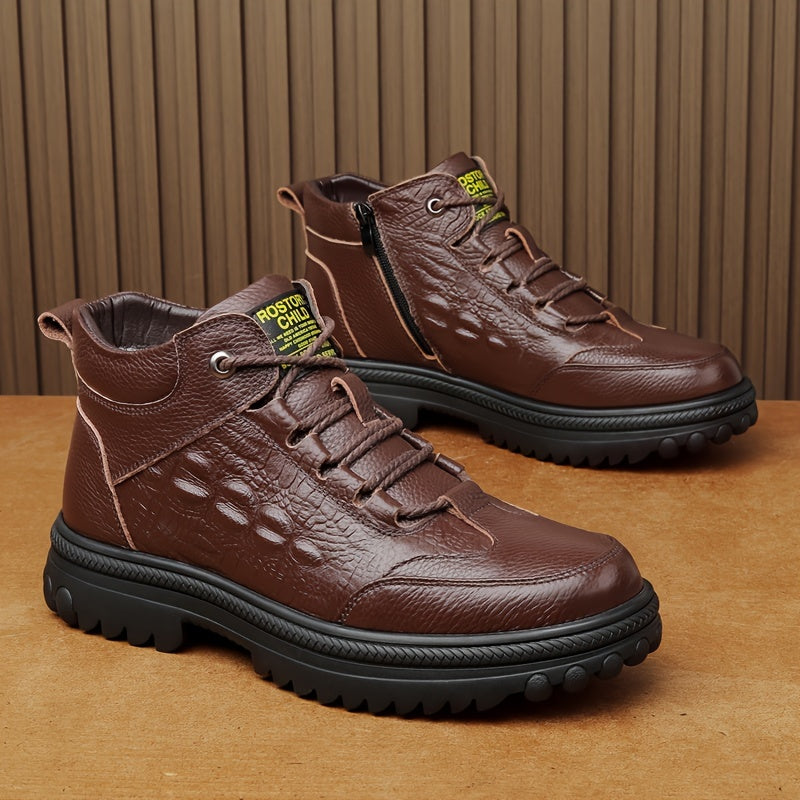 Genuine Leather High-End Plush Comfortable Warm Snow Boots