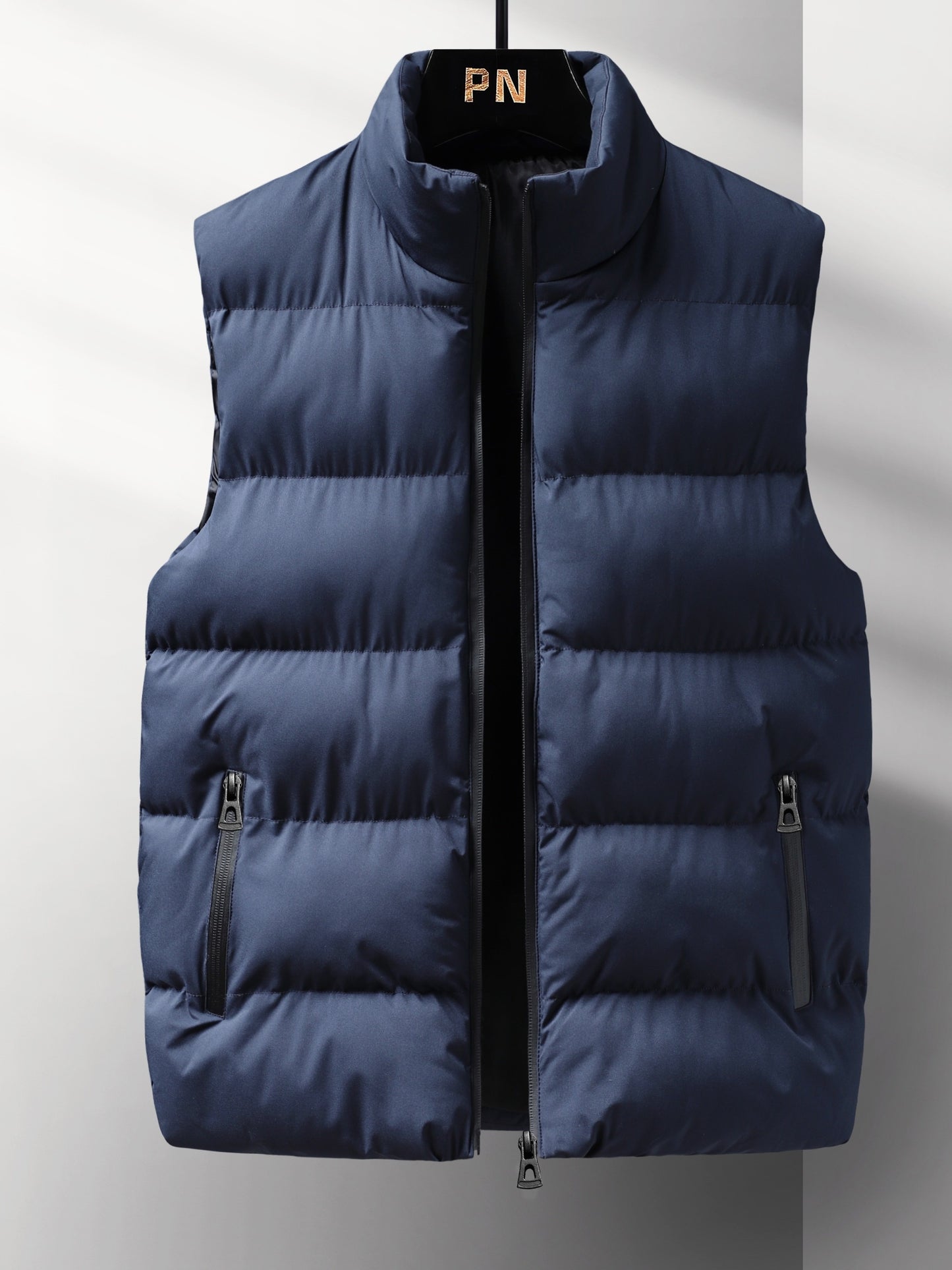 Men's Solid Color Stand Collar Jacket, Thin Lightweight Stylish Long Sleeve Coat Winter And Autumn Outdoor Clothes