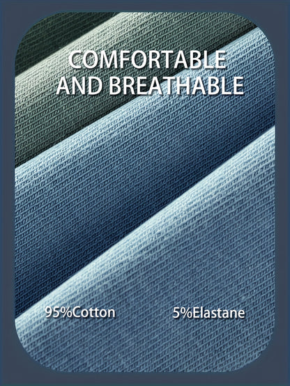 Men's Cotton Straight-Leg Shortie Underwear - 3 Pack