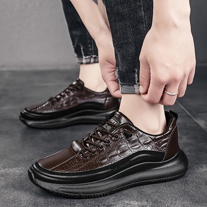[sneakers] 2025 Men'S New Spring And Autumn Fashion Versatile Soft-Soled Casual Shoes Trendy Outdoor Sports Skate Shoes - ayq