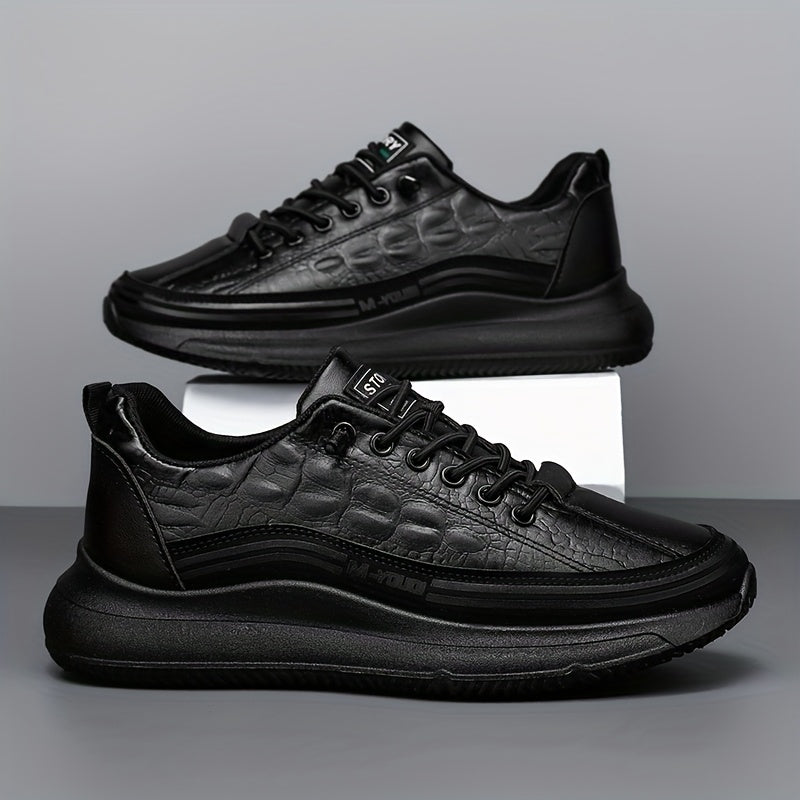 [sneakers] 2025 Men'S New Spring And Autumn Fashion Versatile Soft-Soled Casual Shoes Trendy Outdoor Sports Skate Shoes - ayq