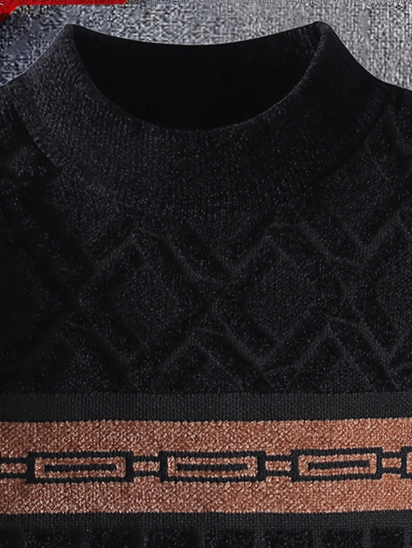 2025 Autumn And Winter New Men'S Sweater in Korean Style, Featuring a Relaxed Round Neck, Warm Knit Design, And Trendy Fashion