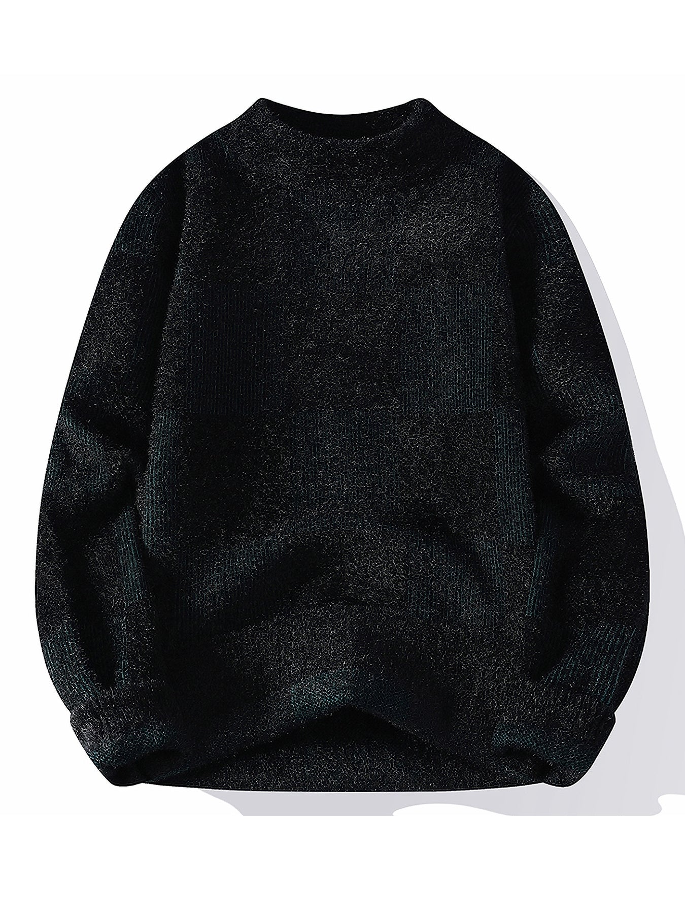 New Men'S Autumn And Winter Pullover Sweater with a Round Neck for Warmth, Knit