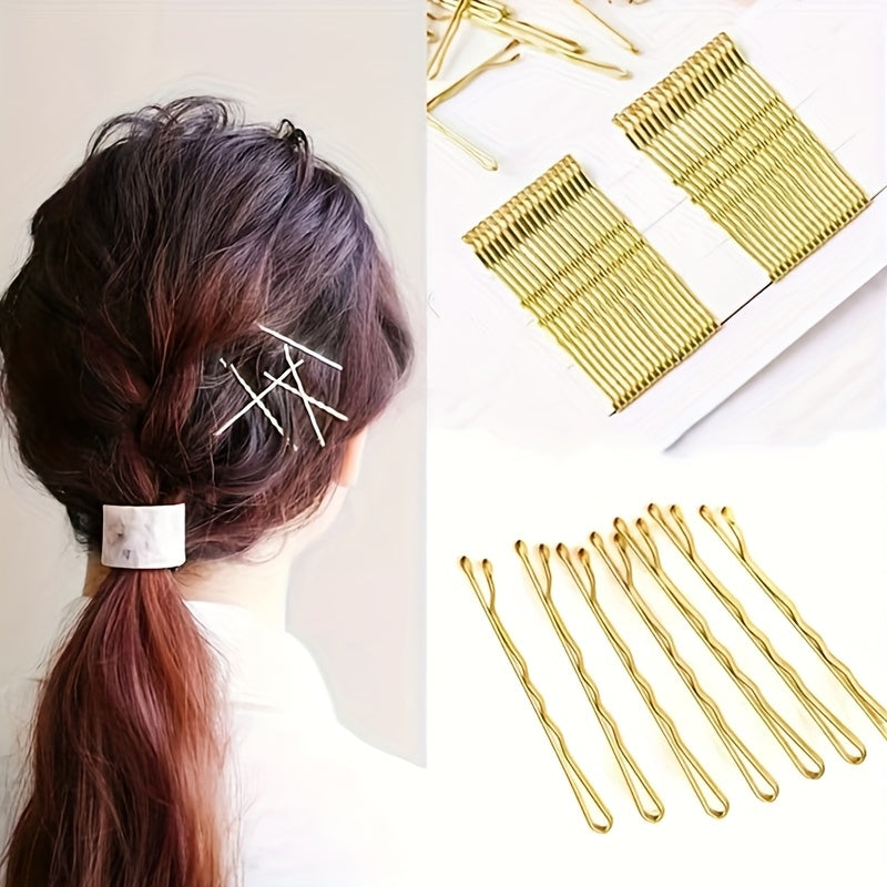 Wavy Alloy Hair Clips for Women - Elegant Styling Accessories