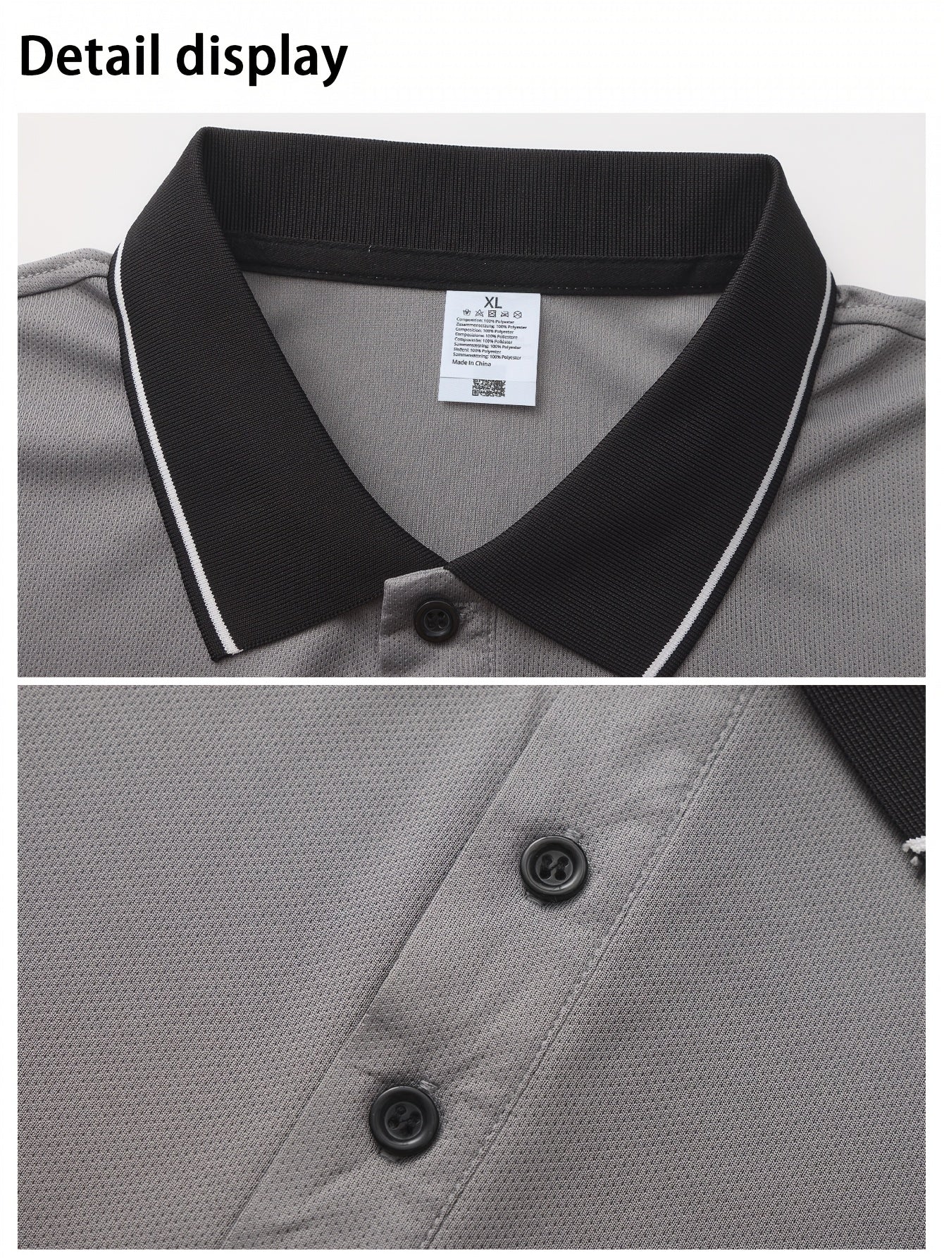 Men's Outdoor Golf Polo Shirt Short Sleeve Summer Casual
