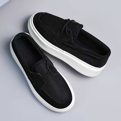 Unisex Breathable Low-Top Height-Increasing Casual Sneakers