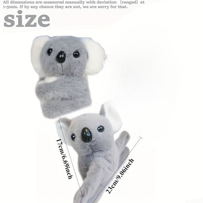 Koala Plush Toy | Soft Grey, Cartoon Pattern, Durable Pet Companion for Small Breeds - Ideal Gift for Koala Lovers