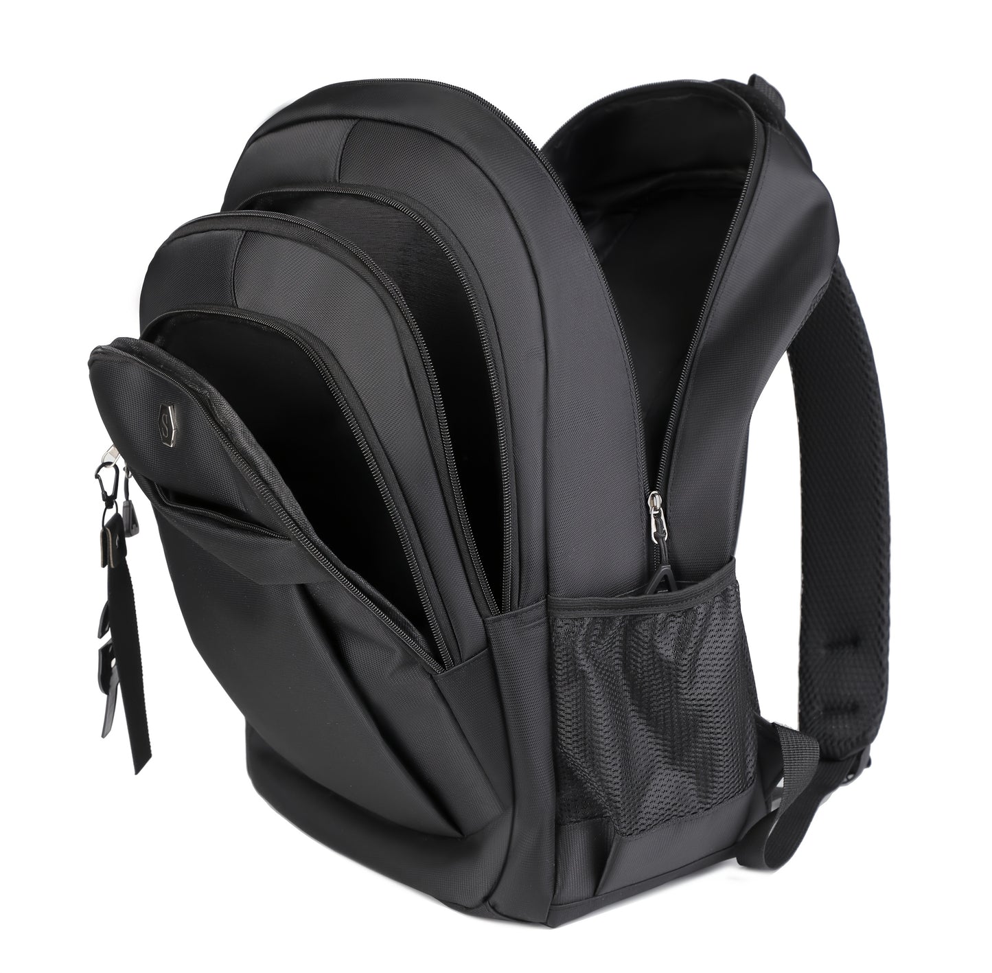 Men's Stylish Large Capacity Backpack - Black, Business  Travel Ready with Multiple Compartments, Durable Lightweight Design, Perfect for Daily Commute  Computer Use, Backpack for Travel, Highquality Luggage