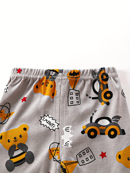 Autumn and Winter Set | Boys' and Girls' Pure Casual Sportswear + Pants Two-Piece Outfit, Perfect for Outdoor