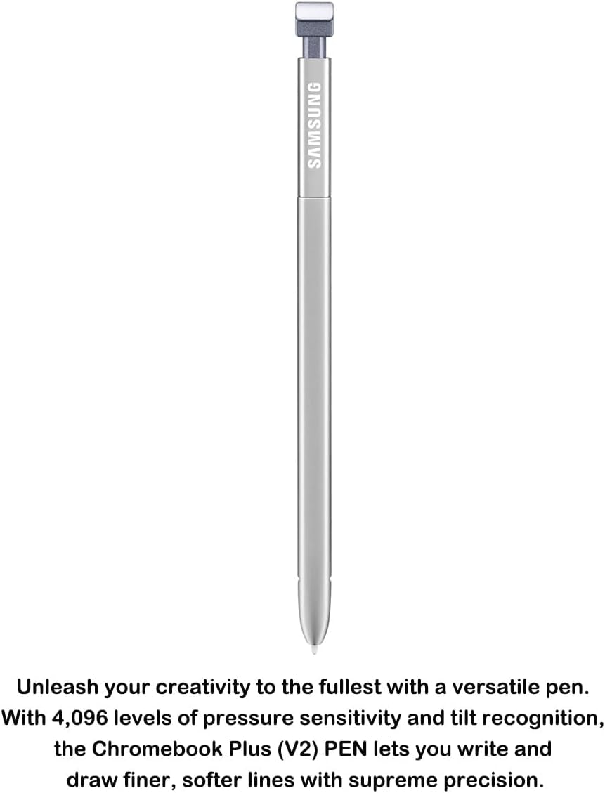 SAMSUNG Chromebook plus V2 360 2-In-1 Laptop W/Dual Webcam (12.2" FHD+ Touchscreen,Intel Celeron 3965Y, 4GB RAM, 128GB (64GB Emmc+64Gb SD Card), Stylus Pen) Home & Education, IST Sdcard, Chrome OS