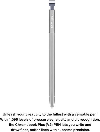 SAMSUNG Chromebook plus V2 360 2-In-1 Laptop W/Dual Webcam (12.2" FHD+ Touchscreen,Intel Celeron 3965Y, 4GB RAM, 128GB (64GB Emmc+64Gb SD Card), Stylus Pen) Home & Education, IST Sdcard, Chrome OS