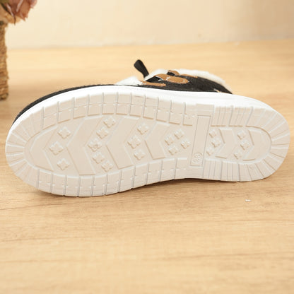 New Autumn-Winter Plush Lace-Up High Top Women's Snow Boots, Fashionable Warm Short Ankle Shoes, Trendy Versatile Comfortable Thermal Low Cut Winter Footwear