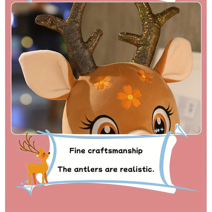 A 33Cm/12.9In Plush Moose Toy, Perfect As a Gift for Day, Valentine'S Day, Or Christmas, Ideal for Friends