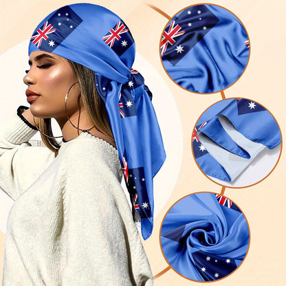 Australian Flag Geometric Scarf Lightweight Unisex Accessory