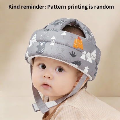 Adjustable Infant Baby Hat with Cute Cartoon Floral Print