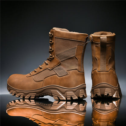 Men's All-Season Hiking Boots with Anti-Slip Rubber Soles