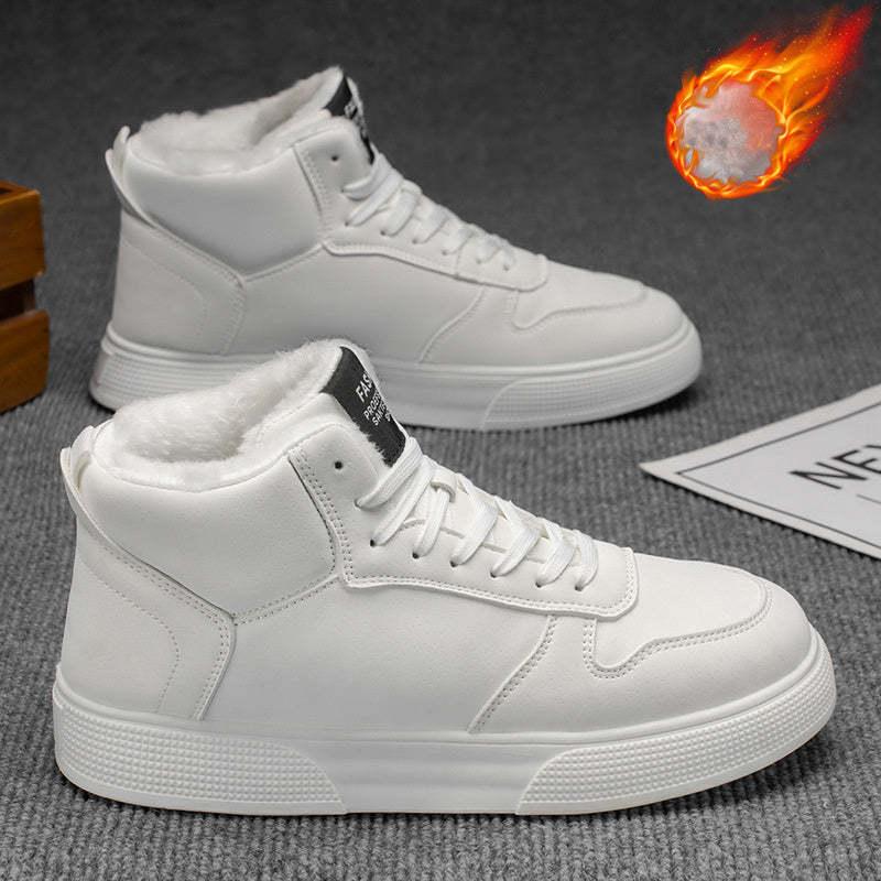 Men's Retro Winter Casual Sneakers with Soft Rubber Sole