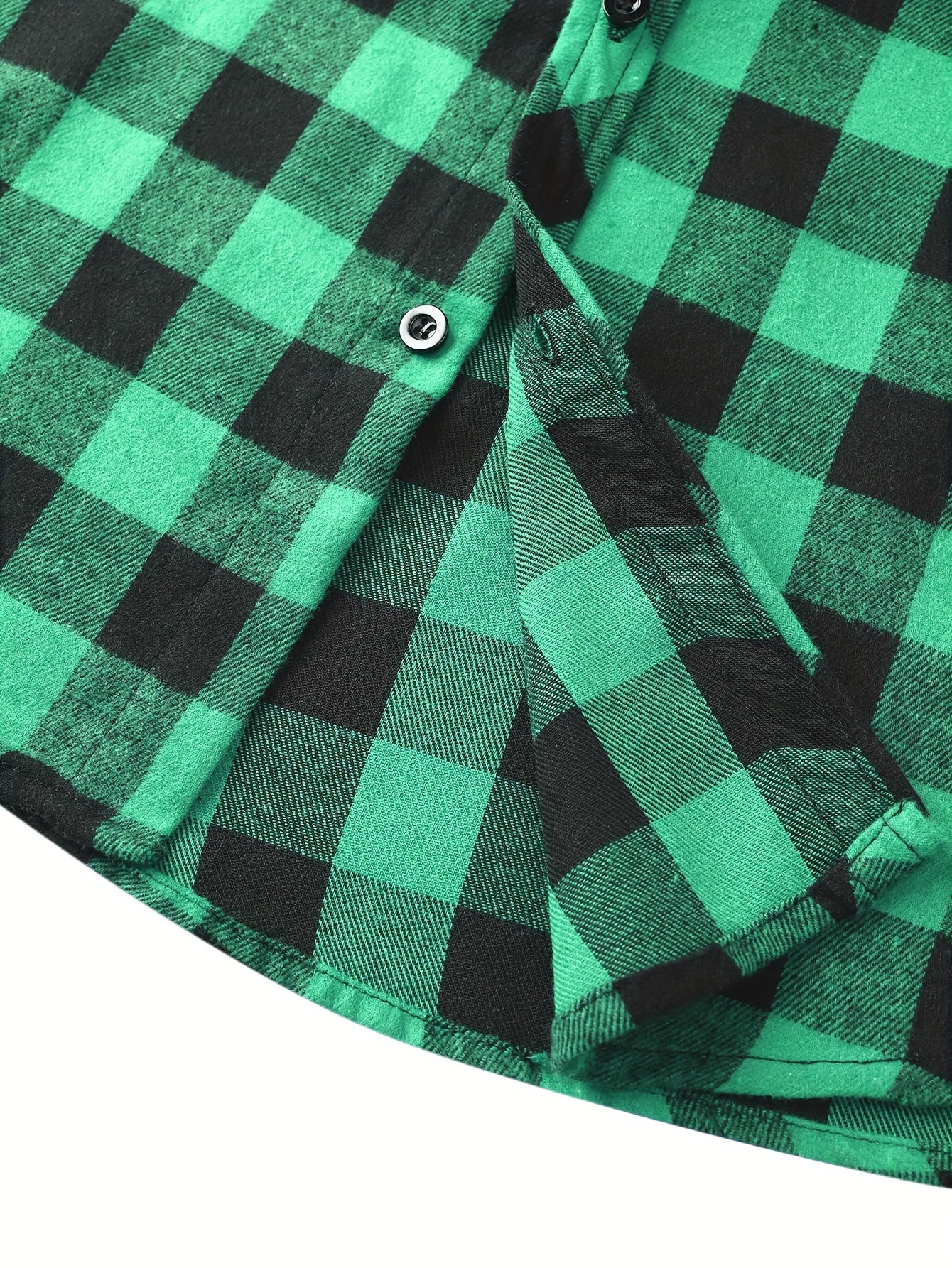 Plaid Shirt Coat For Men Long Sleeve Casual Regular Fit Button Up Hooded Shirts Jacket