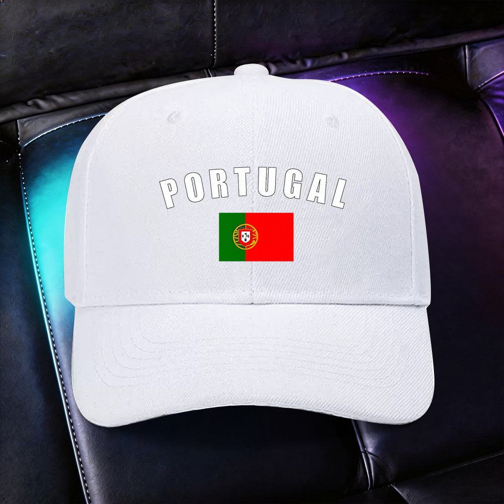 Adjustable Lightweight Baseball Cap with Portuguese Print