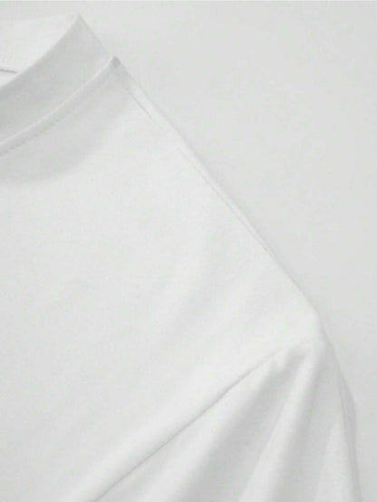 1pc Men's Light Blue Solid Color V-Neck Casual T-Shirt - Breathable Regular Fit Short Sleeve Tee for Spring Summer, Gym, Office  Casual Attire
