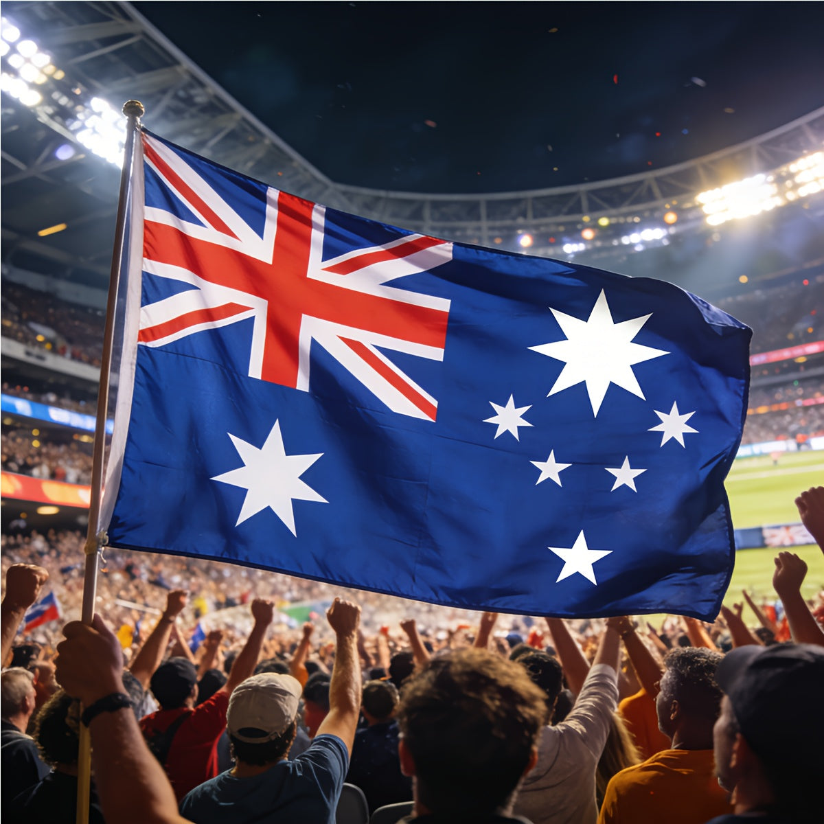 Australian Polyester Flag 3x5.7ft Patriotic Indoor Outdoor Decor