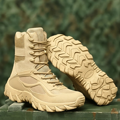 Men's Lightweight Breathable Hiking Boots with Anti-Slip Sole