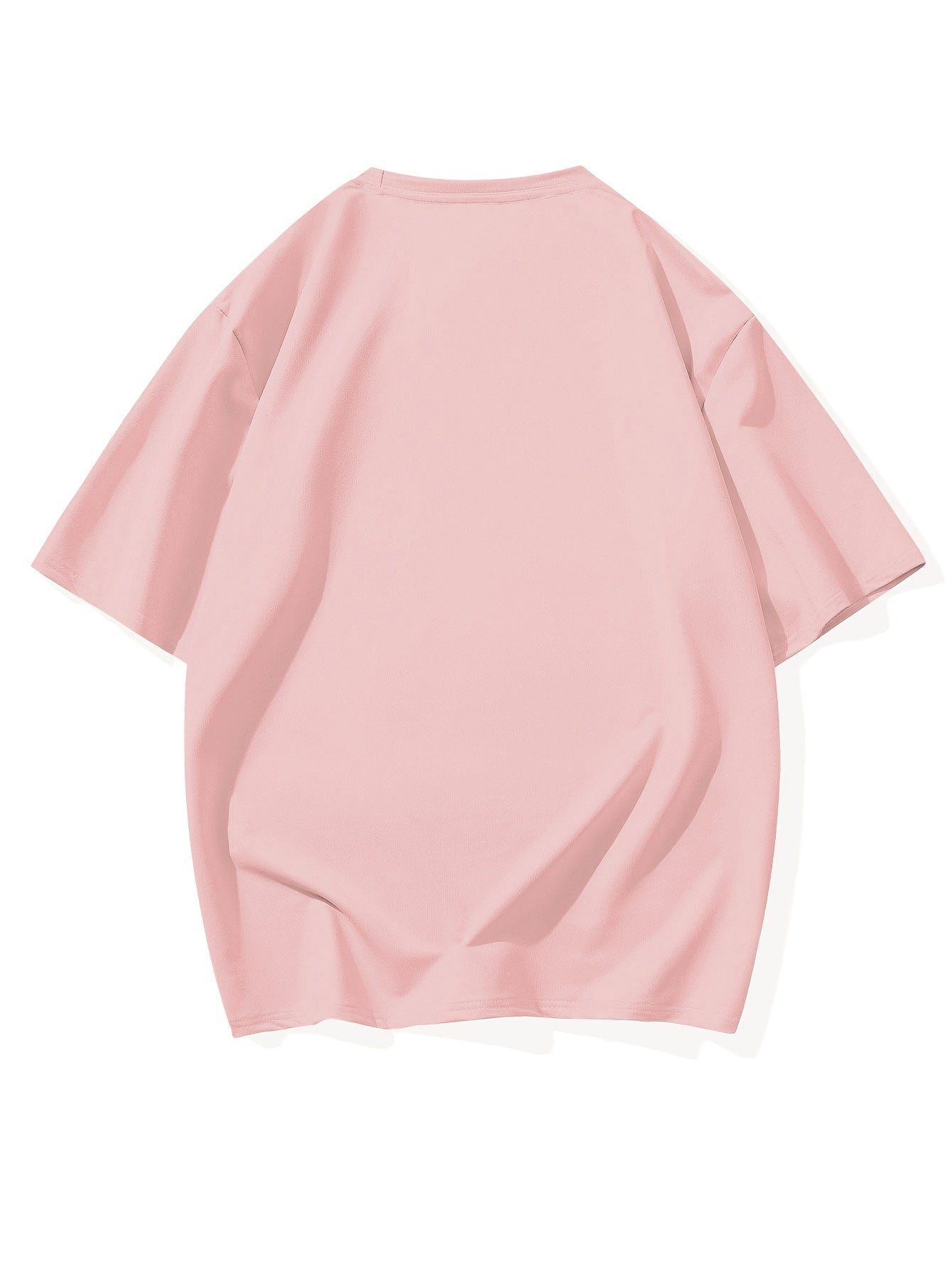 Women’s Loose Crew Neck Cotton T-Shirt with Leopard Heart Print