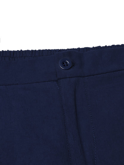 Men's Casual Linen Trousers for Spring and Fall, Straight Fit
