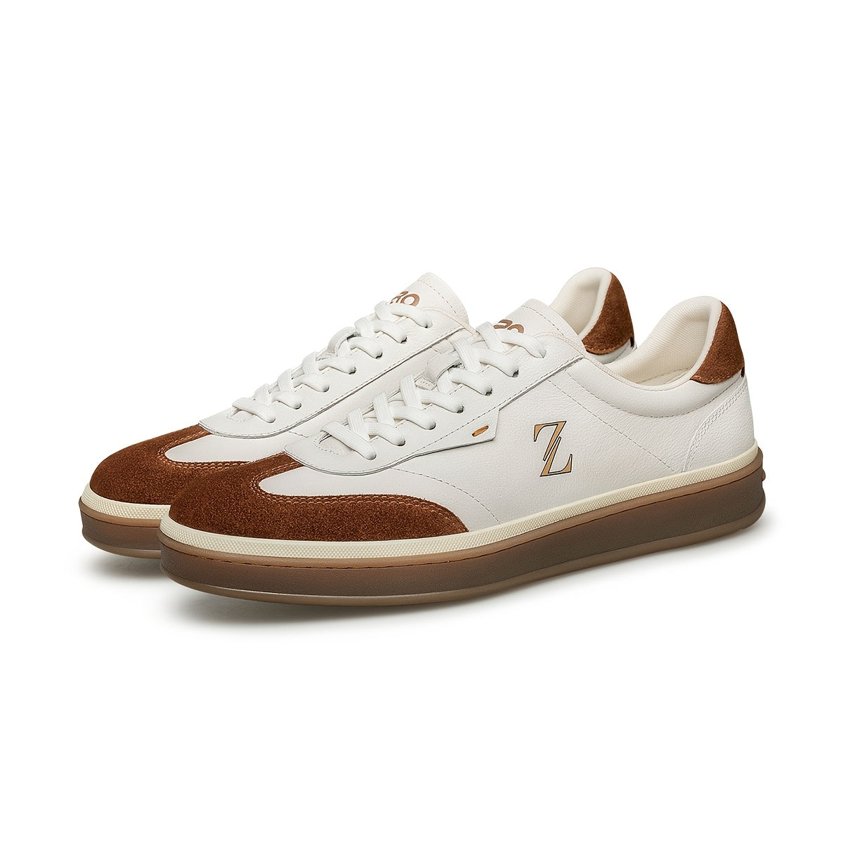 ZRO Men's Premium Leather Casual Sneakers for Spring/Fall