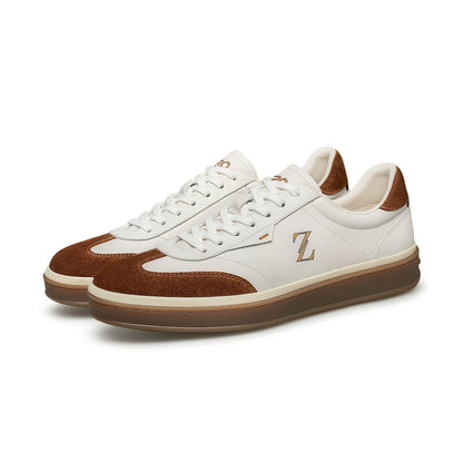 ZRO Men's Premium Leather Casual Sneakers for Spring/Fall