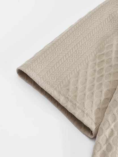 Fashionable and Simple Casual Short-sleeve T-shirt for Daily Commuting and Shopping, a Comfortable and Breathable Top for Men - ayq