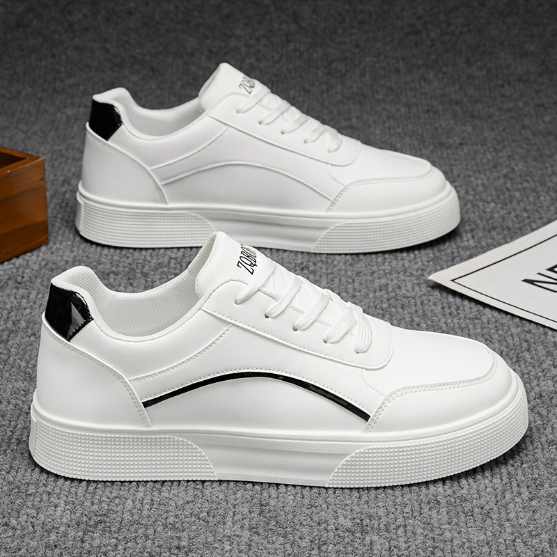 Men'S Casual Sneakers with a Easy And Versatile Thick Sole, Perfect for Daily Commuting And Comfort. Fashionable Low-Top Casual Shoes That Elevate Height, Easy to Maintain with a Upper, Trendy Footwear for Men - ayq