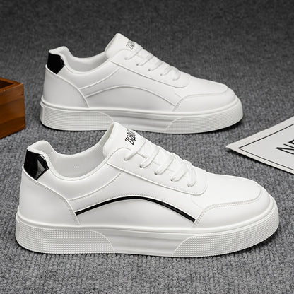 Men'S Casual Sneakers with a Easy And Versatile Thick Sole, Perfect for Daily Commuting And Comfort. Fashionable Low-Top Casual Shoes That Elevate Height, Easy to Maintain with a Upper, Trendy Footwear for Men - ayq