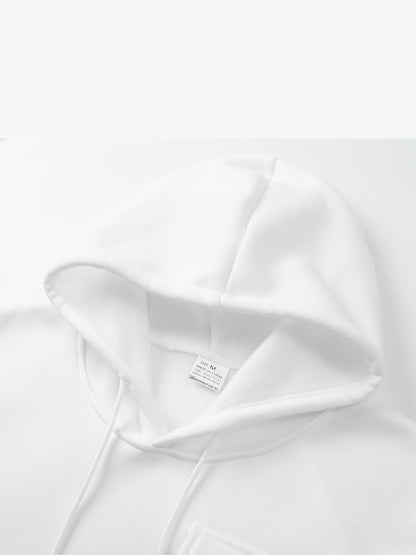 Men'S Casual Hooded Tracksuit Set - Polyester Knit, Solid Color with Pockets, All-Season Sportswear, Includes Jacket and Joggers, Casual Wear|Sporty Design|Polyester Fabric