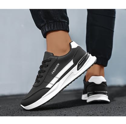 Men's Breathable Walking Shoes, Camping Shoes, Training Shoes, Casual Shoes, Large Size Classic Low-Top Skate Shoes, Daily Commute Lace-Up Student Casual Sneakers for All Seasons - ayq